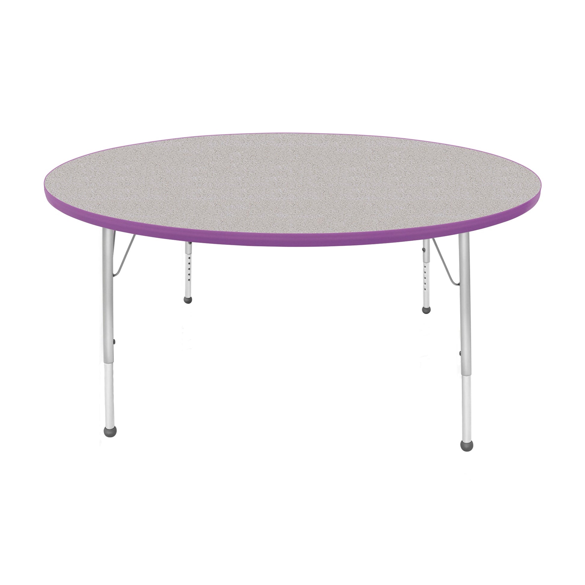 Mahar Creative Colors Large Round Creative Colors Activity Table with Heavy Duty Laminate Top (60" Diameter x 21-30"H) - SchoolOutlet