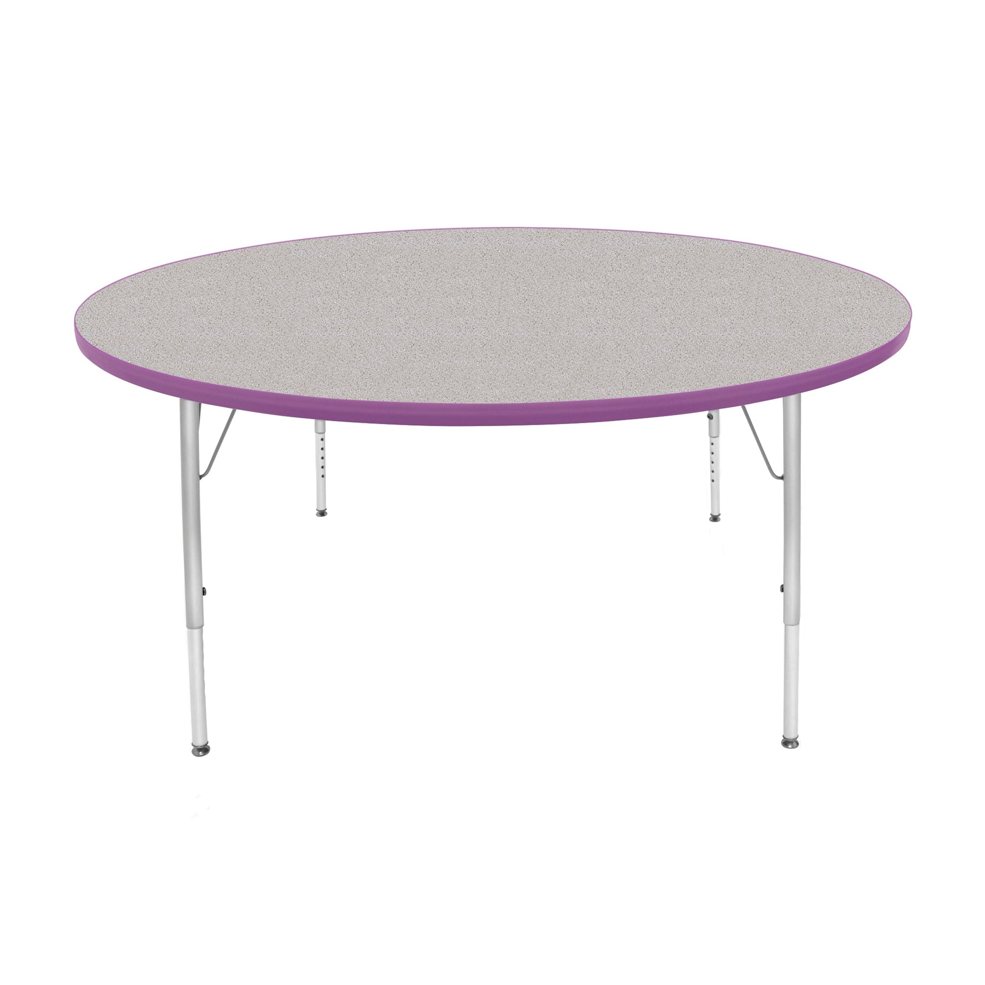 Mahar Creative Colors Large Round Creative Colors Activity Table with Heavy Duty Laminate Top (60" Diameter x 21-30"H) - SchoolOutlet
