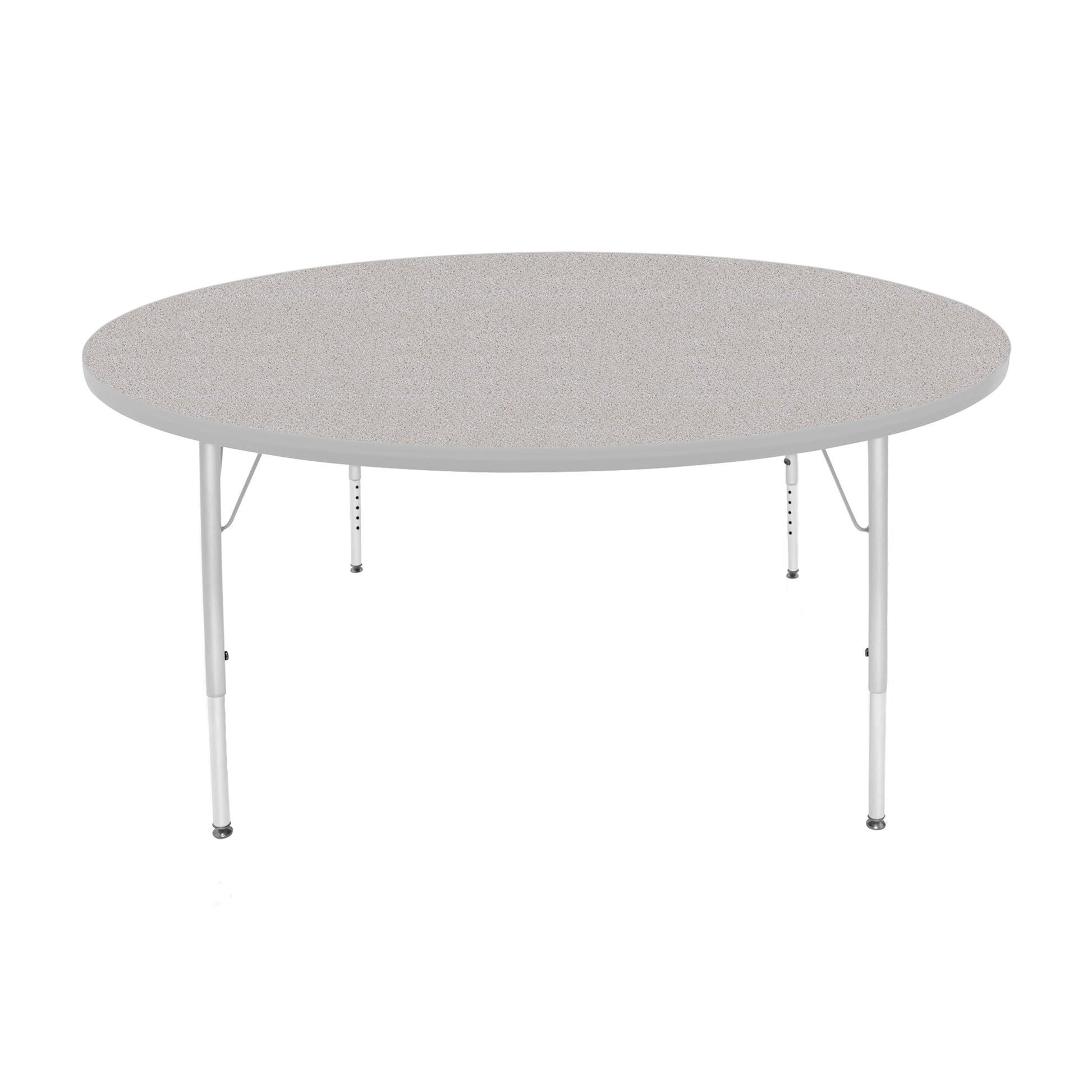 Mahar Creative Colors Large Round Creative Colors Activity Table with Heavy Duty Laminate Top (60" Diameter x 21-30"H) - SchoolOutlet