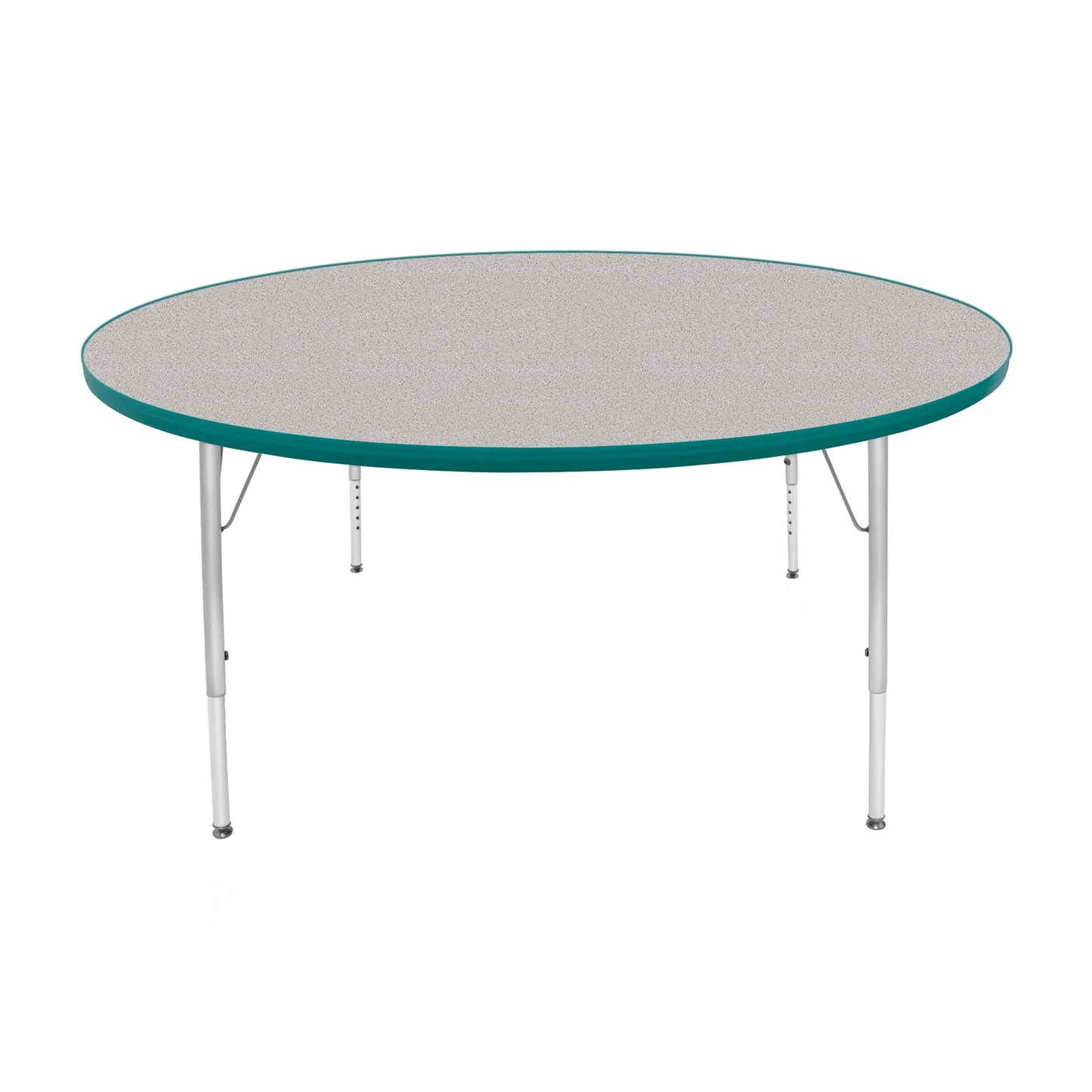 Mahar Creative Colors Large Round Creative Colors Activity Table with Heavy Duty Laminate Top (60" Diameter x 21-30"H) - SchoolOutlet
