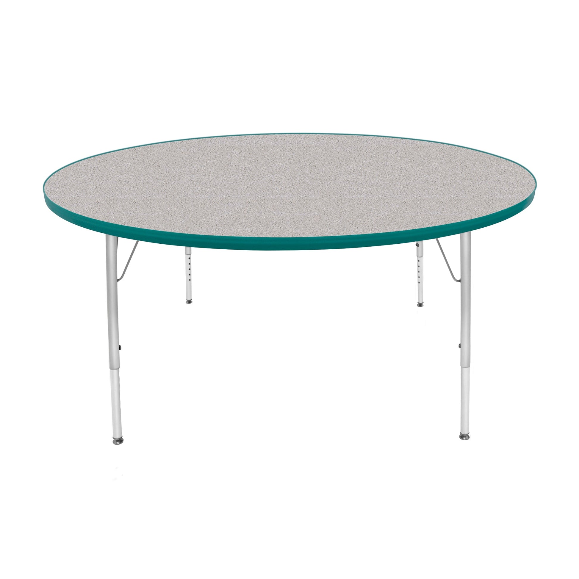 Mahar Creative Colors Large Round Creative Colors Activity Table with Heavy Duty Laminate Top (60" Diameter x 21-30"H) - SchoolOutlet