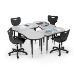 Mooreco Hierarchy Fender Standard Student Desk (Standard) Adjustable Height 22
