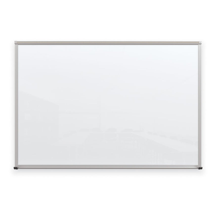 Mooreco 6'W X 4'H - Framed Visionary Board - Glossy White (Mooreco 14801) - SchoolOutlet