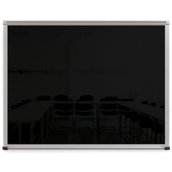 Mooreco 4'W X 3'H - Framed Visionary Board - Black (Mooreco 14803)