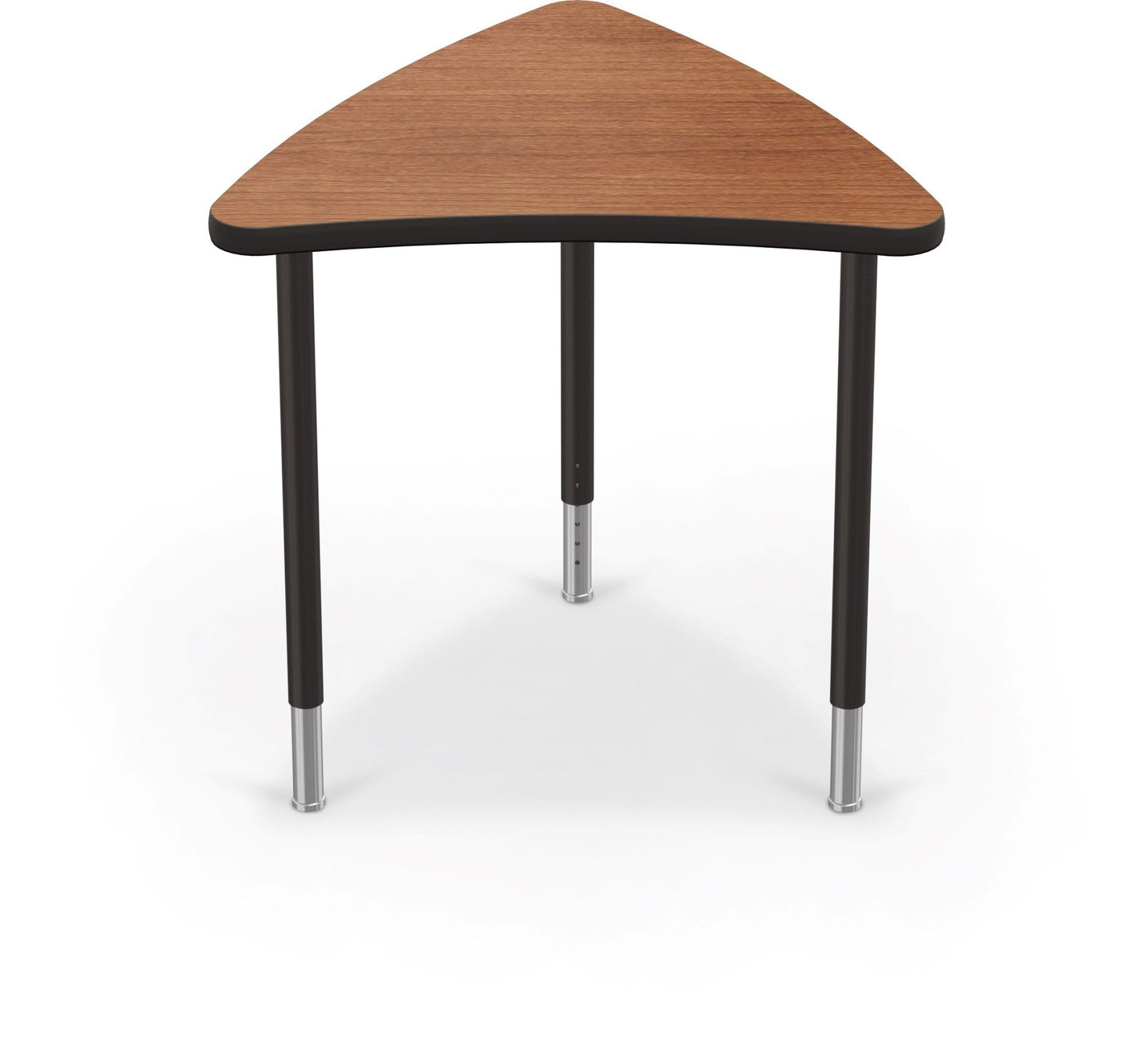 Mooreco Creator Configurable Tables - Chevron - Black Edgeband - Black Legs (Mooreco 1633P1) - SchoolOutlet