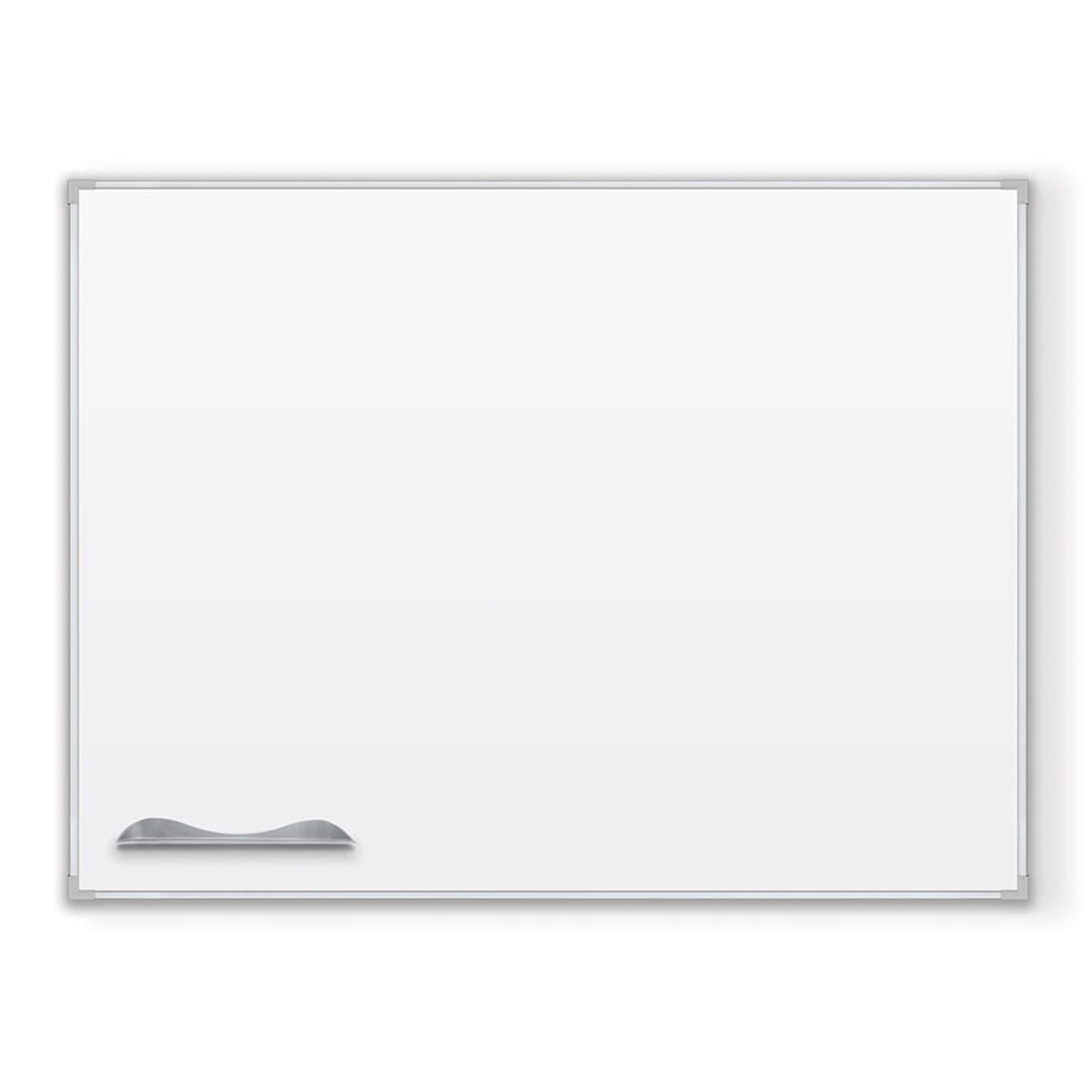 Mooreco Ultra Trim - Porcelain Markerboard Silver - 3'H x 4'W (Mooreco 2029C) - SchoolOutlet