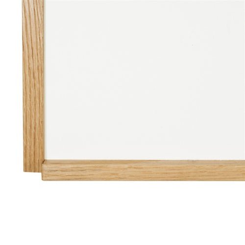 Mooreco Wood Trim - Porcelain Markerboard - 2'H X 3'W (Mooreco 202WB) - SchoolOutlet