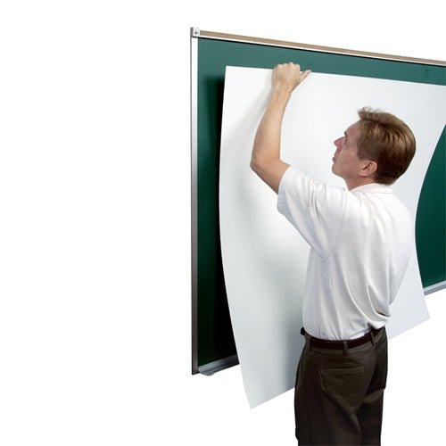 Mooreco Magnetic Markerboard Sheet Adhesive Back - 4'H x 4'W (Mooreco 208S4X4) - SchoolOutlet