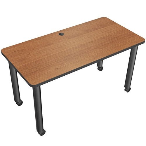 Mooreco Modular Conference Table - Rectangle - 58"W x 29"D - Black Edgeband (Mooreco 27742) - SchoolOutlet