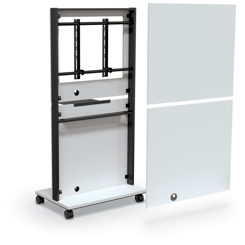 Mooreco MediaSpace Flat Panel Cart - 34.1W X 21.8D (Mooreco 27809) - SchoolOutlet