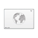 Mooreco Magnetic Porcelain Steel Markerboard with Presidential Silver Trim - 3'H x 4'W (MOR-2H2PC) - SchoolOutlet