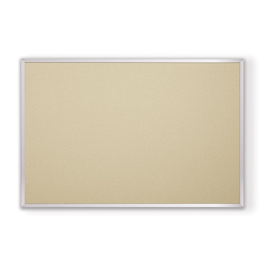 Mooreco Fabric Cork - Plate Tackboard - Aluminum Trim - 4'H x 8'W (MOR-333AH) - SchoolOutlet