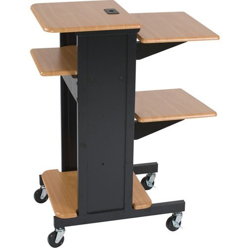 Mooreco Presentation Cart Accessory Shelf (Teak) (Mooreco 34458) - SchoolOutlet