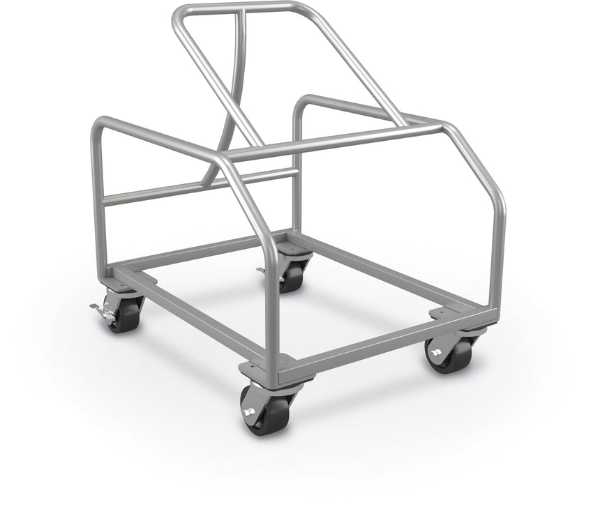 Mooreco Akt Stacking Chairs (Pack of 20) with Stacker Cart - 18" Seat Height with Wire Base - SchoolOutlet