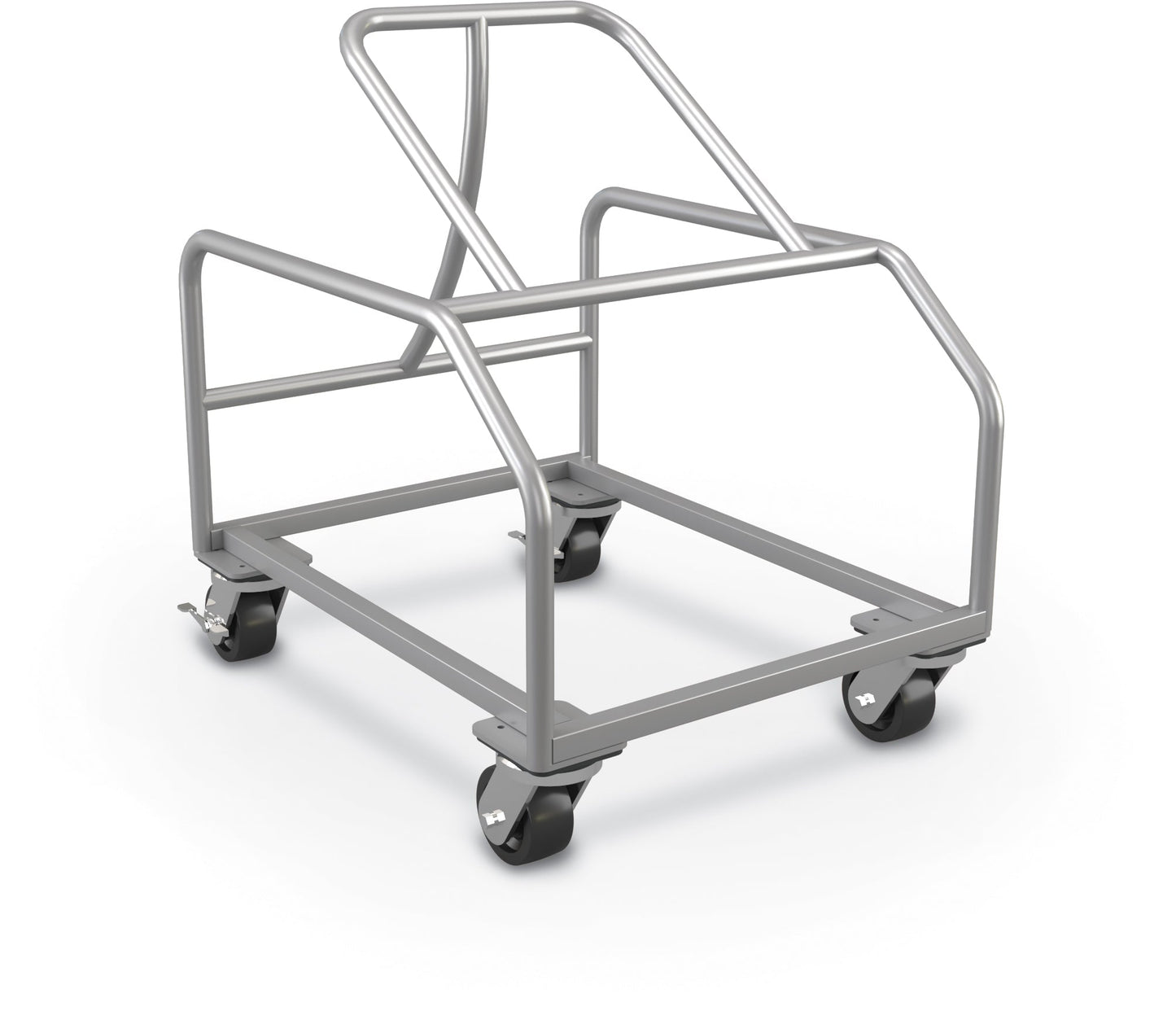 Mooreco Akt 4-Leg Stackable Chairs (Pack of 20) with Stacker Cart - 18" Seat Height with Glides - SchoolOutlet