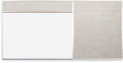 Mooreco Combo-Rite Board - Porcelain Steel Markerboard and Vin-Tak Tackboard (Type D)