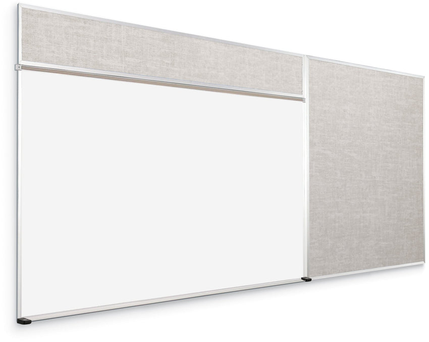 Mooreco Combo-Rite Board - Porcelain Steel Markerboard and Vin-Tak Tackboard (Type D) - SchoolOutlet