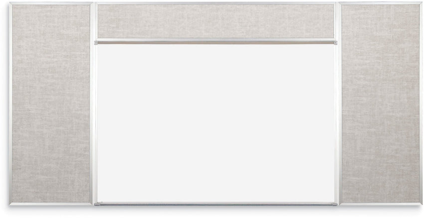 Mooreco Combo-Rite Board - Porcelain Steel Markerboard and Vin-Tak Tackboard (Type H) - SchoolOutlet