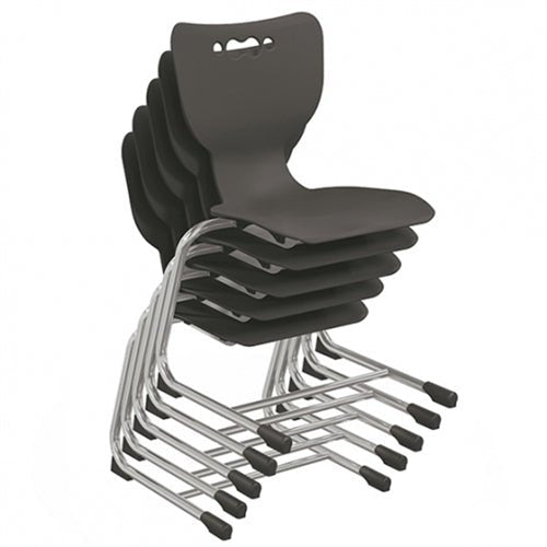 Mooreco Hierarchy Cantilever School Chair - 5 Pack - Cantilever Base - 18" Height - Chrome Frame (Mooreco 53218-5) - SchoolOutlet