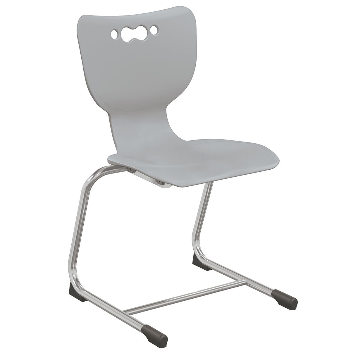 Mooreco Hierarchy Cantilever School Chair - 5 Pack - Cantilever Base - 18" Height - Chrome Frame (Mooreco 53218-5) - SchoolOutlet