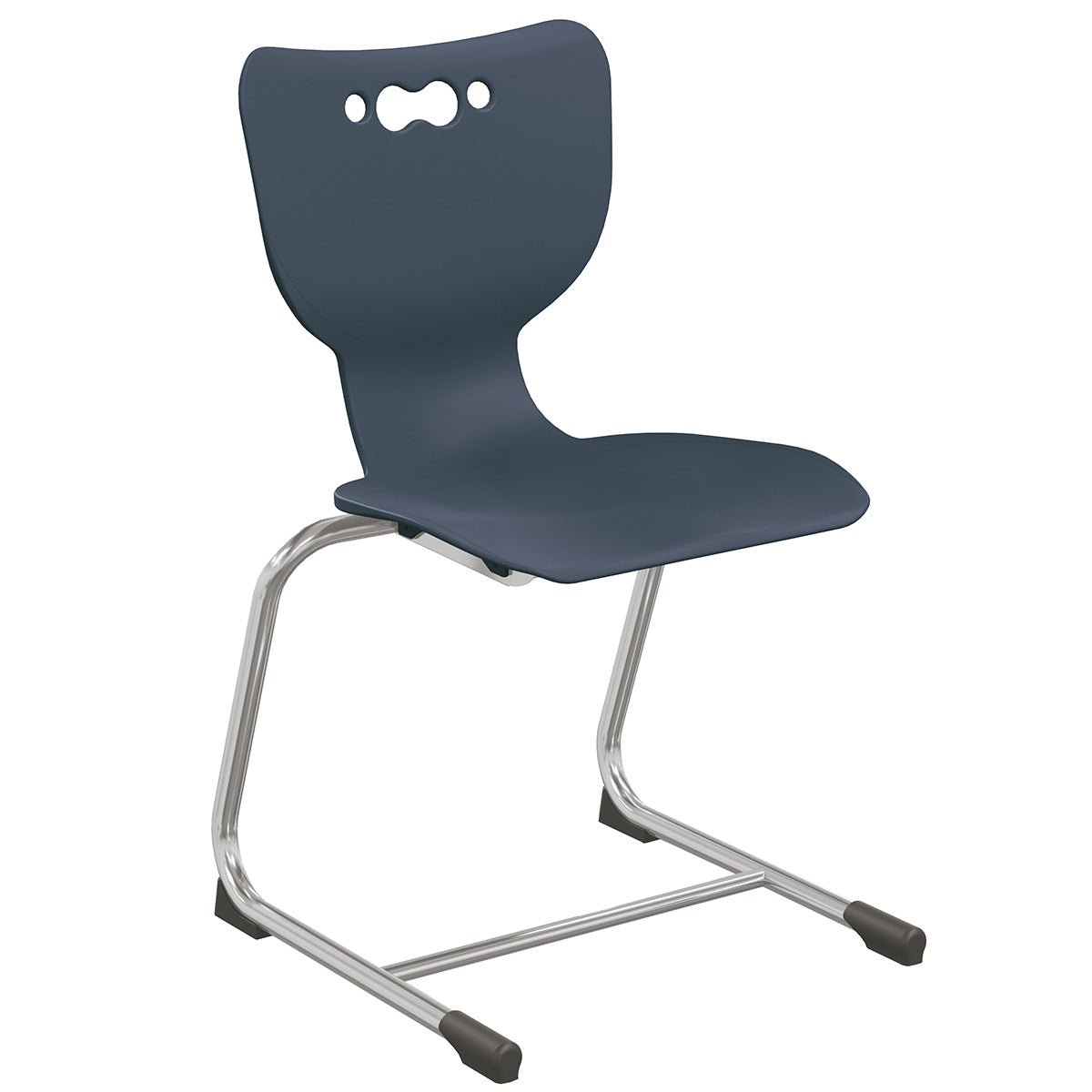 Mooreco Hierarchy Cantilever School Chair - 5 Pack - Cantilever Base - 18" Height - Chrome Frame (Mooreco 53218-5) - SchoolOutlet