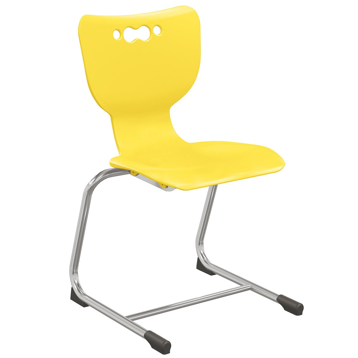 Mooreco Hierarchy Cantilever School Chair - 5 Pack - Cantilever Base - 18" Height - Chrome Frame (Mooreco 53218-5) - SchoolOutlet