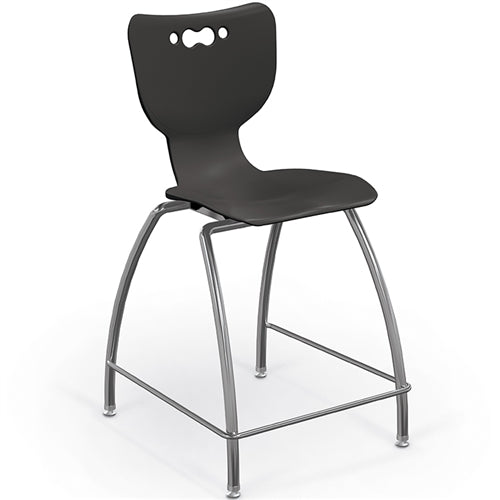 MooreCo 53220 Hierarchy Stool - 4-Leg Stool (24 inch) (MooreCo 53220) - SchoolOutlet