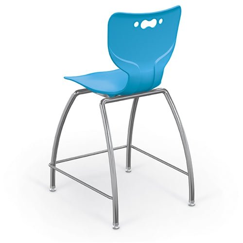 MooreCo 53220 Hierarchy Stool - 4-Leg Stool (24 inch) (MooreCo 53220) - SchoolOutlet