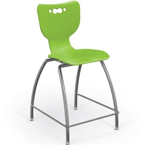 MooreCo 53220 Hierarchy Stool - 4-Leg Stool (24 inch) (MooreCo 53220) - SchoolOutlet