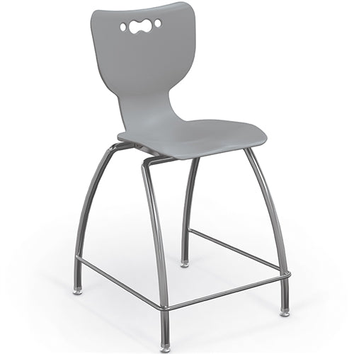 MooreCo 53220 Hierarchy Stool - 4-Leg Stool (24 inch) (MooreCo 53220) - SchoolOutlet