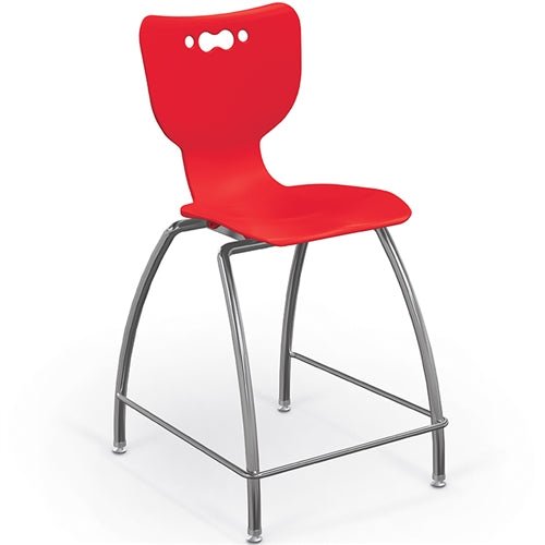 MooreCo 53220 Hierarchy Stool - 4-Leg Stool (24 inch) (MooreCo 53220) - SchoolOutlet