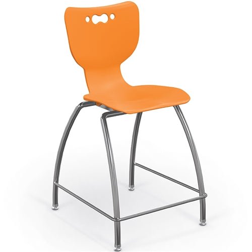 MooreCo 53220 Hierarchy Stool - 4-Leg Stool (24 inch) (MooreCo 53220) - SchoolOutlet