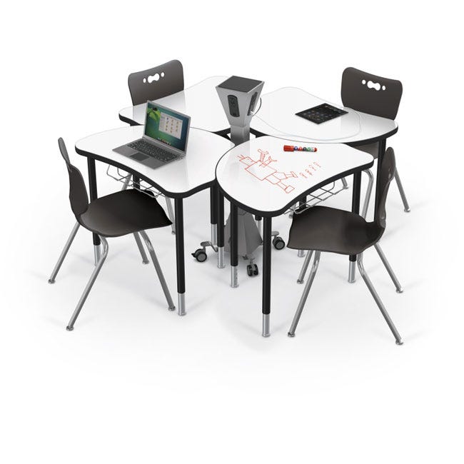 Hierarchy 4-Leg School Chair (16"H - Kindergarten to Grade 2) - 53316 - SchoolOutlet