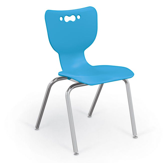 Hierarchy 4-Leg School Chair (16"H - Kindergarten to Grade 2) - 53316 - SchoolOutlet