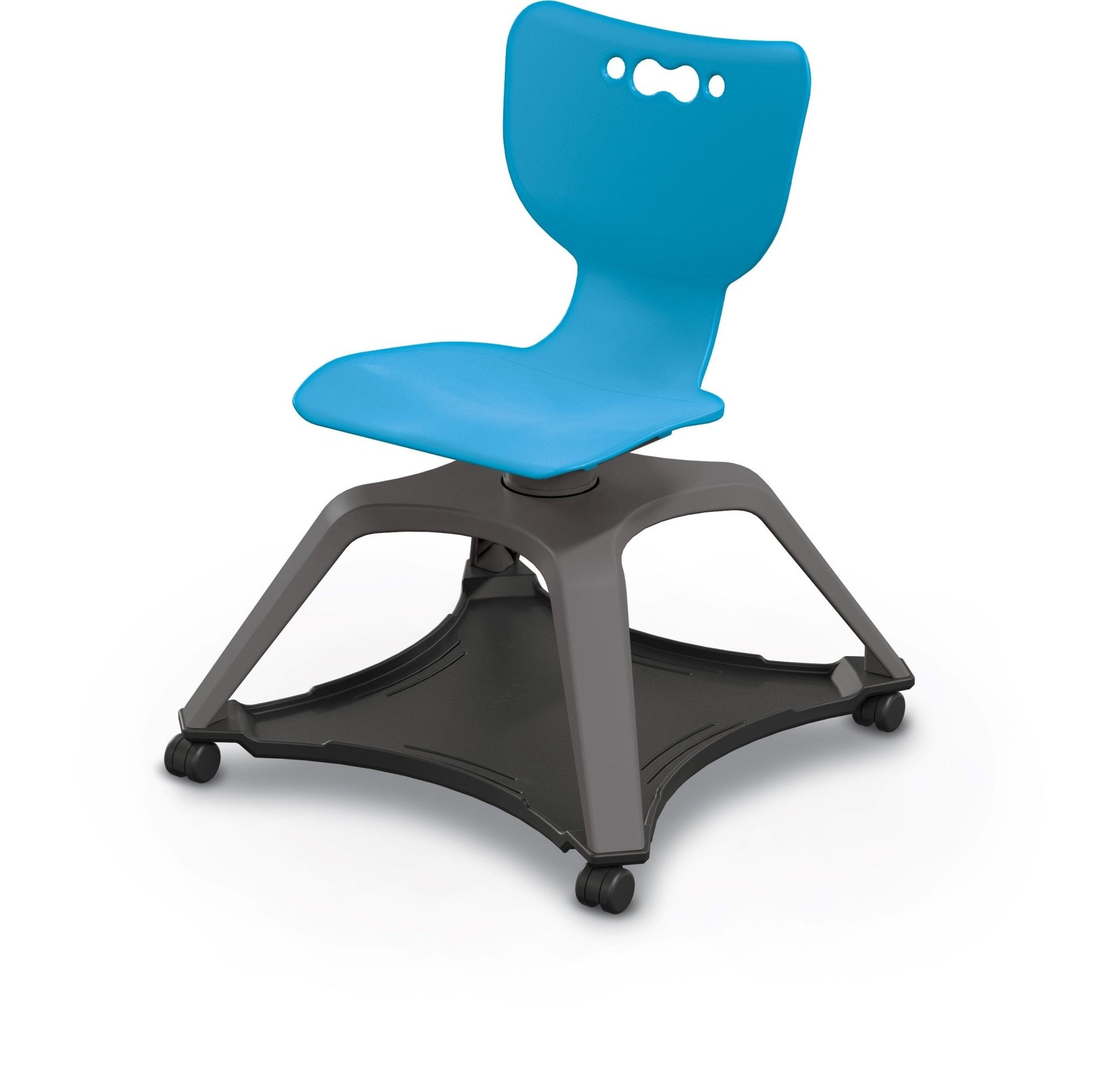 MooreCo Hierarchy Enroll Series Mobile Tablet Arm Chair Desk No Arms (MOR-54325-XXXX-NA-XX-XX ) - SchoolOutlet