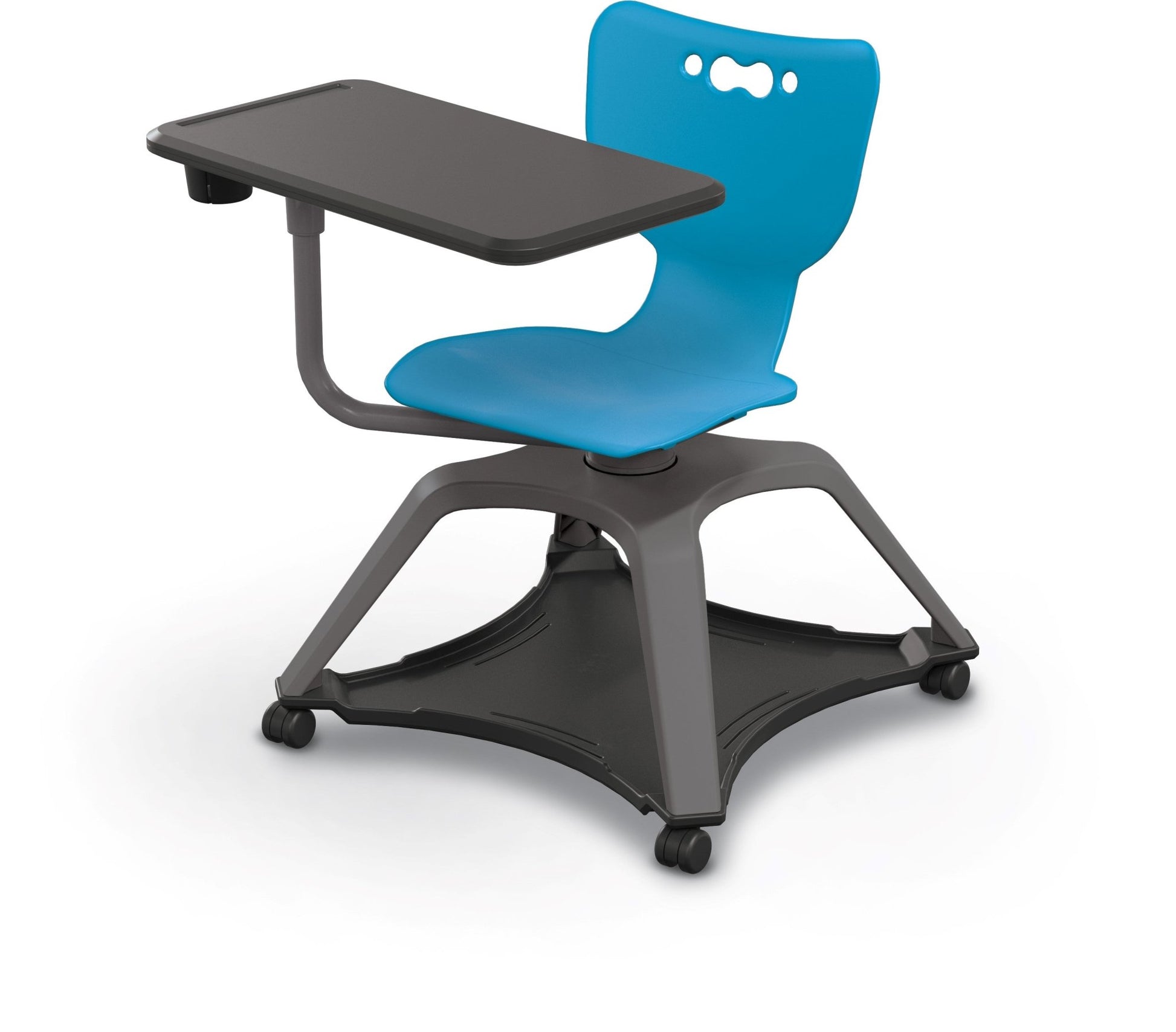 MooreCo Hierarchy Enroll Series Mobile Tablet Arm Chair Desk No Arms (MOR-54325-XXXX-NA-XX-XX ) - SchoolOutlet