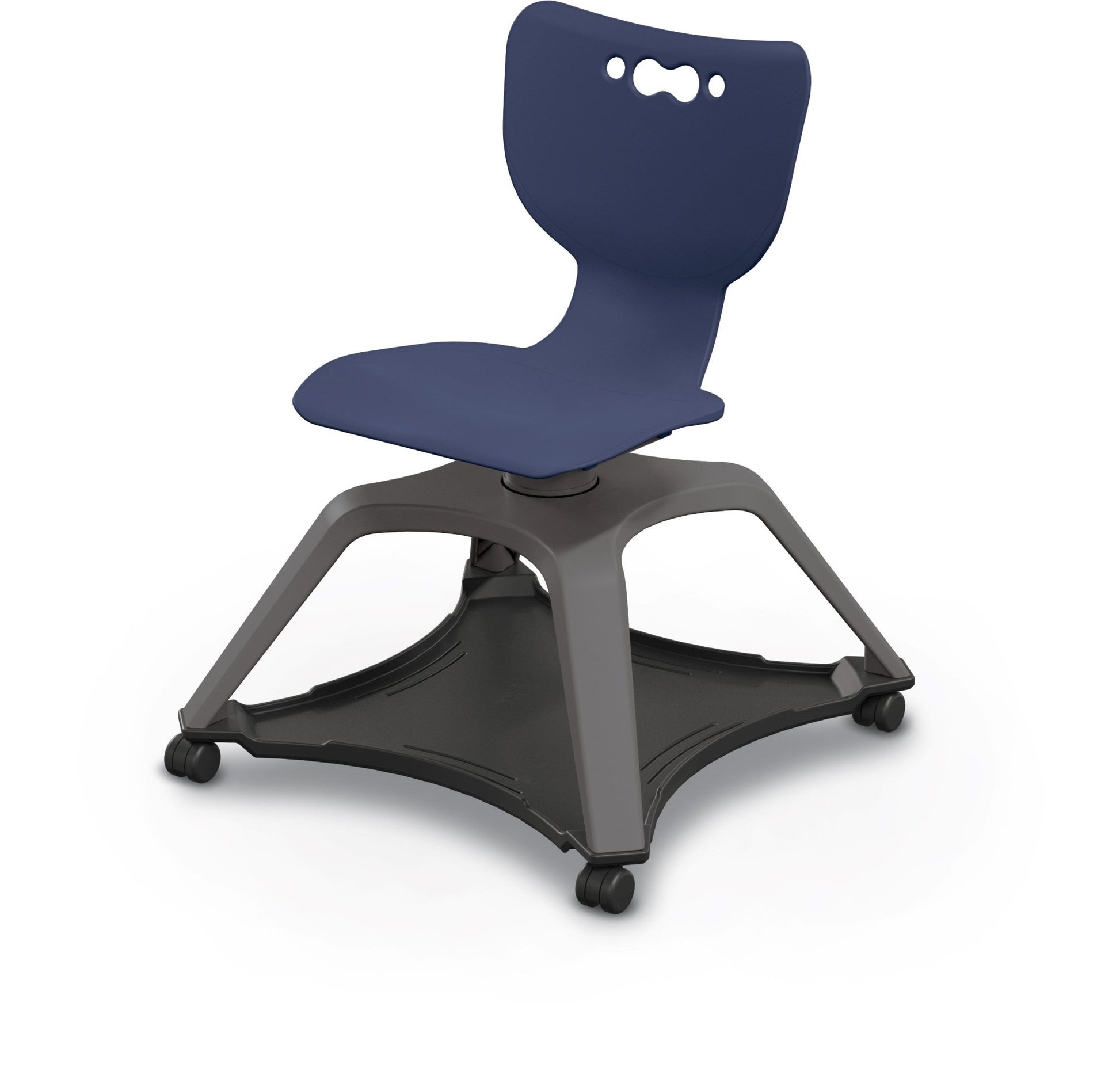 MooreCo Hierarchy Enroll Series Mobile Tablet Arm Chair Desk No Arms (MOR-54325-XXXX-NA-XX-XX ) - SchoolOutlet
