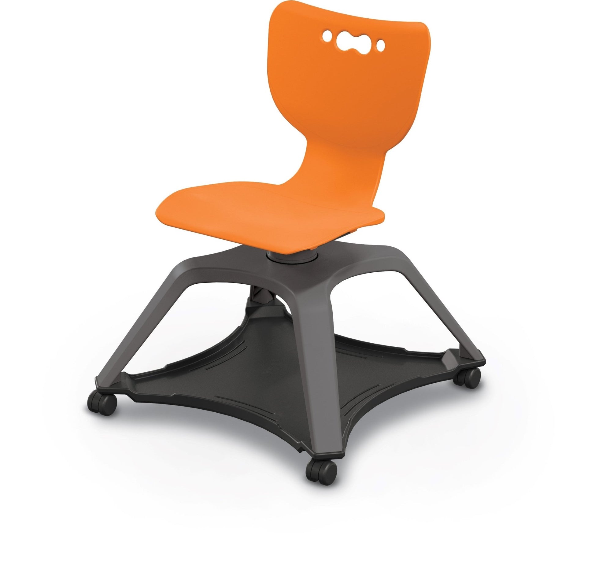 MooreCo Hierarchy Enroll Series Mobile Tablet Arm Chair Desk No Arms (MOR-54325-XXXX-NA-XX-XX ) - SchoolOutlet