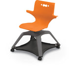 MooreCo Hierarchy Enroll Series Mobile Tablet Arm Chair Desk with Arms (54325-XXXX-WA-XX-XX) - SchoolOutlet