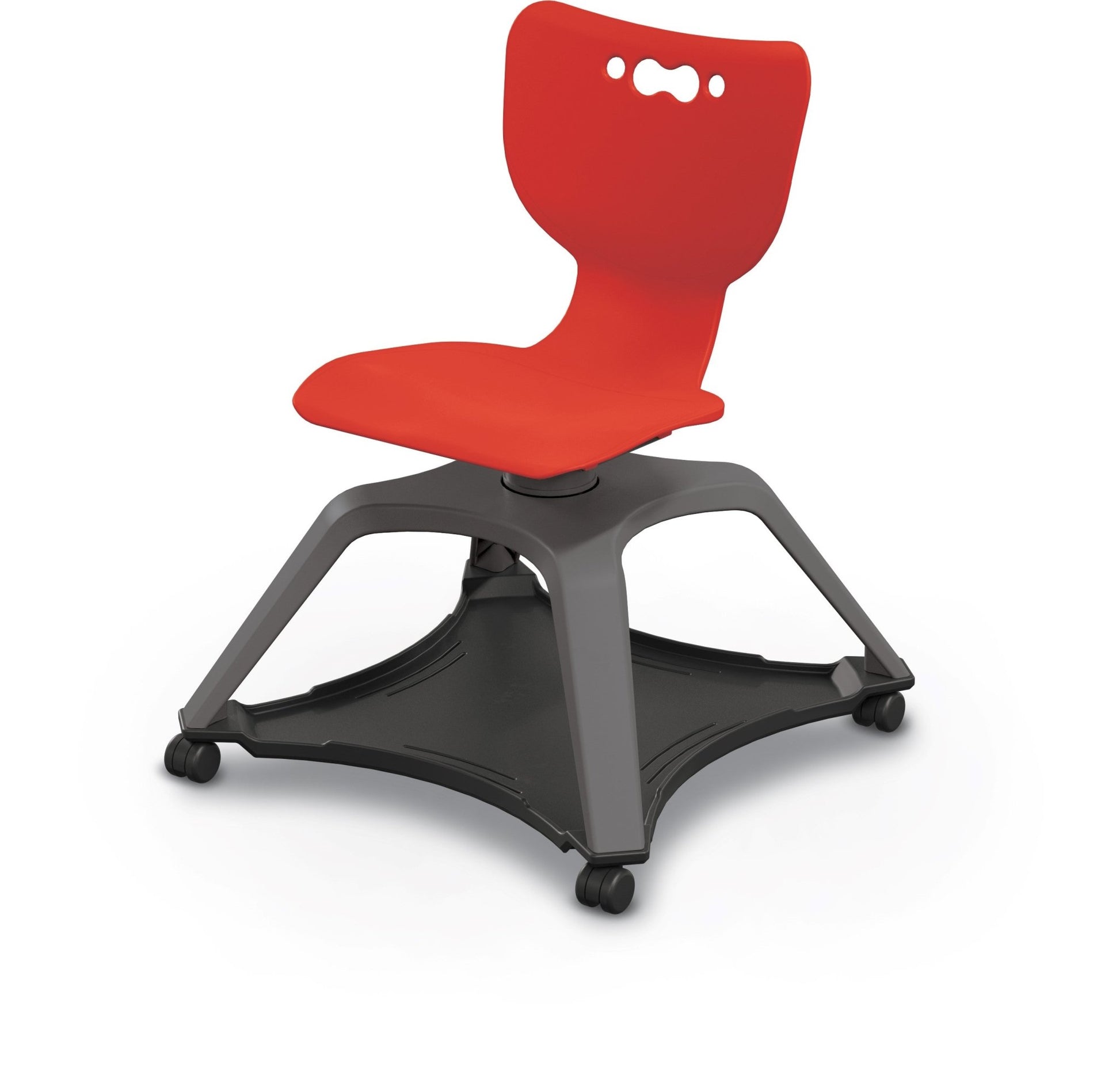 MooreCo Hierarchy Enroll Series Mobile Tablet Arm Chair Desk No Arms (MOR-54325-XXXX-NA-XX-XX ) - SchoolOutlet