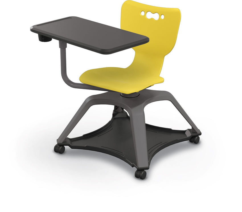 MooreCo Hierarchy Enroll Series Mobile Tablet Arm Chair Desk No Arms (MOR-54325-XXXX-NA-XX-XX ) - SchoolOutlet