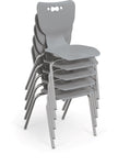 Economy Shapes Desk and 4-leg Hierarchy Chair 18