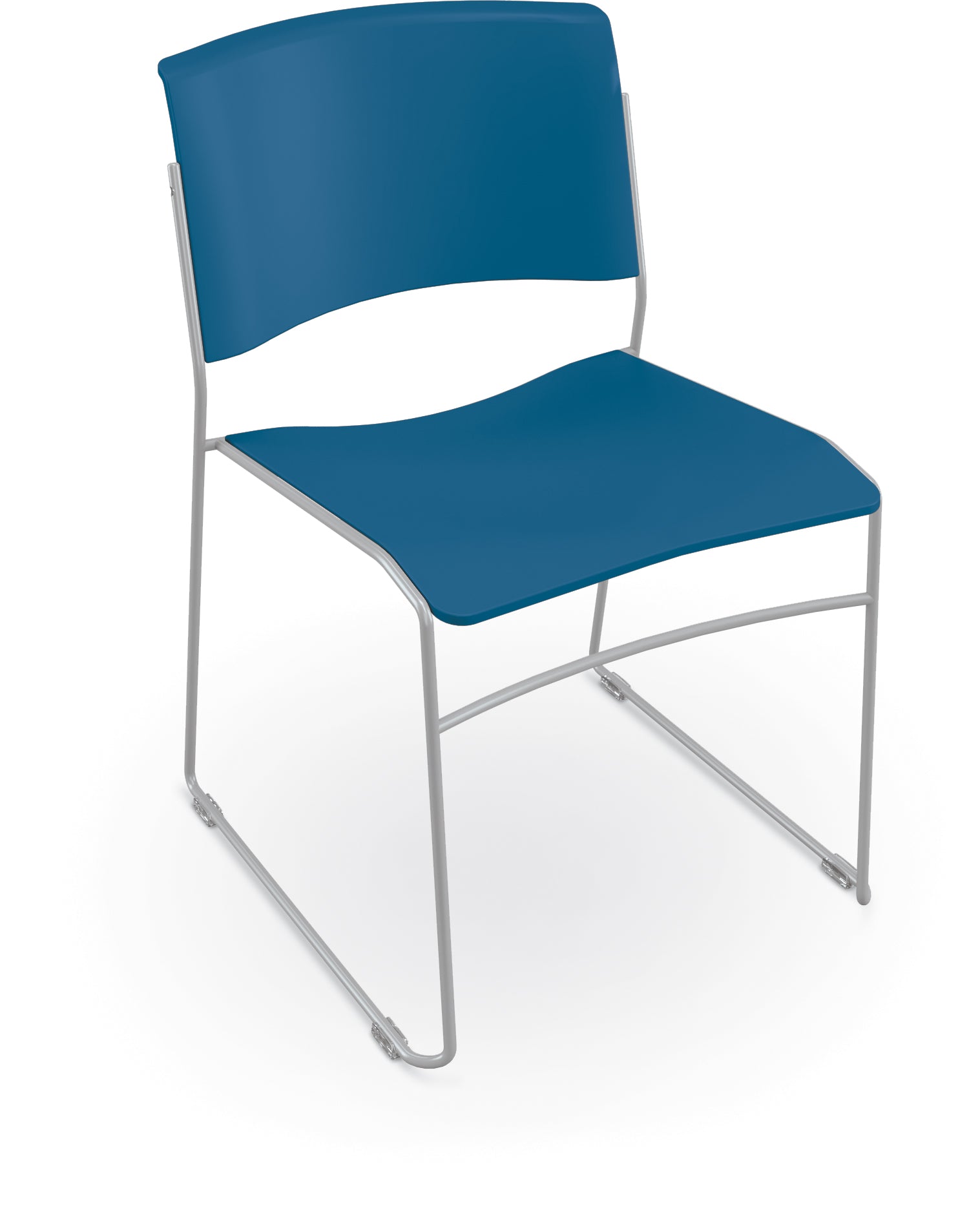 Mooreco Akt Stacking Chair with Wire Frame, 17.65" Seat Height - SchoolOutlet