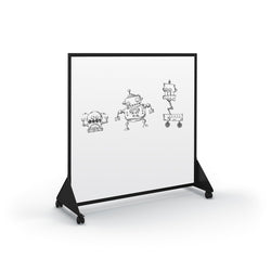 Mooreco Preschool Divider - Markerboard both sides 4'H × 4'W (Mooreco 650D)