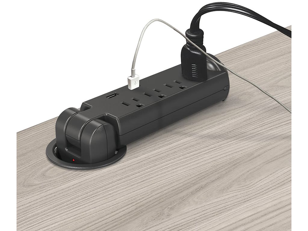 Mooreco Pop-Up Grommet Outlet & USB Charger - 66666 - SchoolOutlet