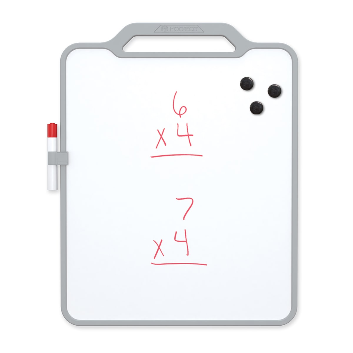 Mooreco 70501 - Compass Porcelain Steel Lapboard (set of 4) - SchoolOutlet
