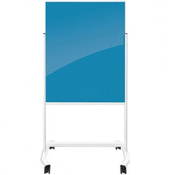 Mooreco Visionary Move Colors Magnetic Glass Board - 4'W x 3'D (Mooreco 74965)