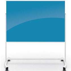 Mooreco Visionary Move Colors Magnetic Glass Board - 6'W x 4'D (Mooreco 74973)
