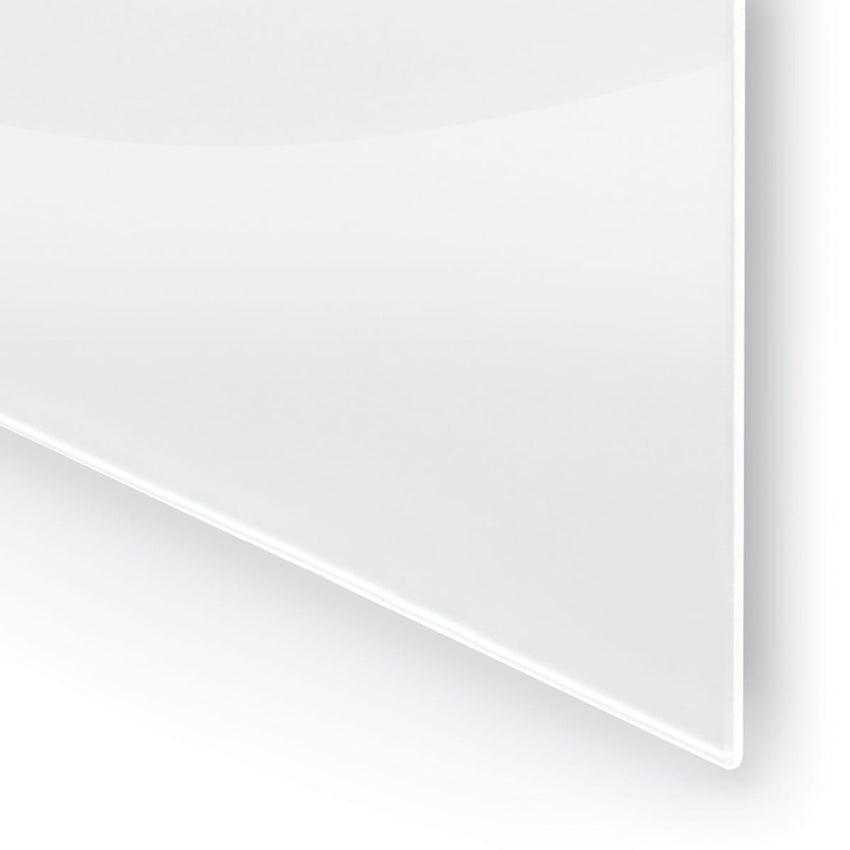 Mooreco InSight Low Iron Magnetic Glass Board - Gloss White - 3'H x 4'W (Mooreco 83908) - SchoolOutlet