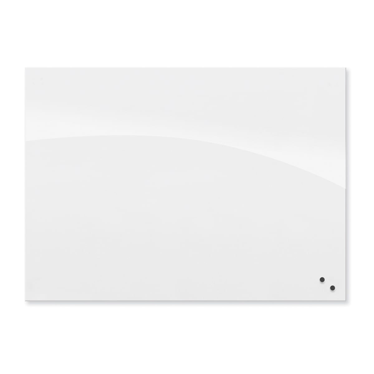 Mooreco InSight Low Iron Magnetic Glass Board - Gloss White - 4'H x 4'W (Mooreco 83911) - SchoolOutlet